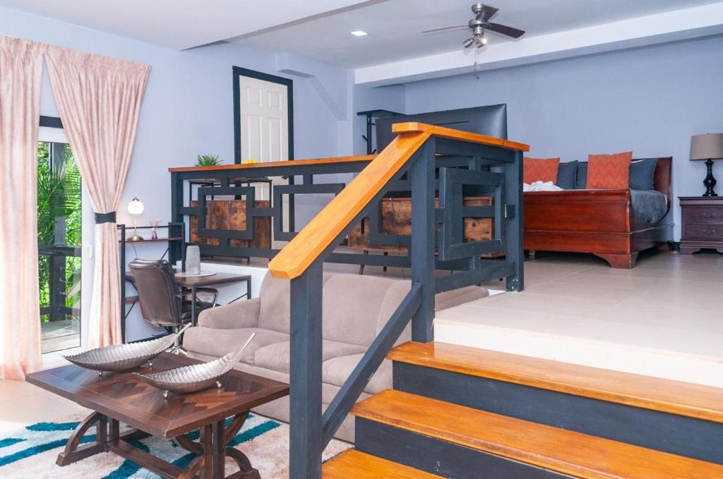 Postel nebo postele na pokoji v ubytování Casa Zun Zun Roatan