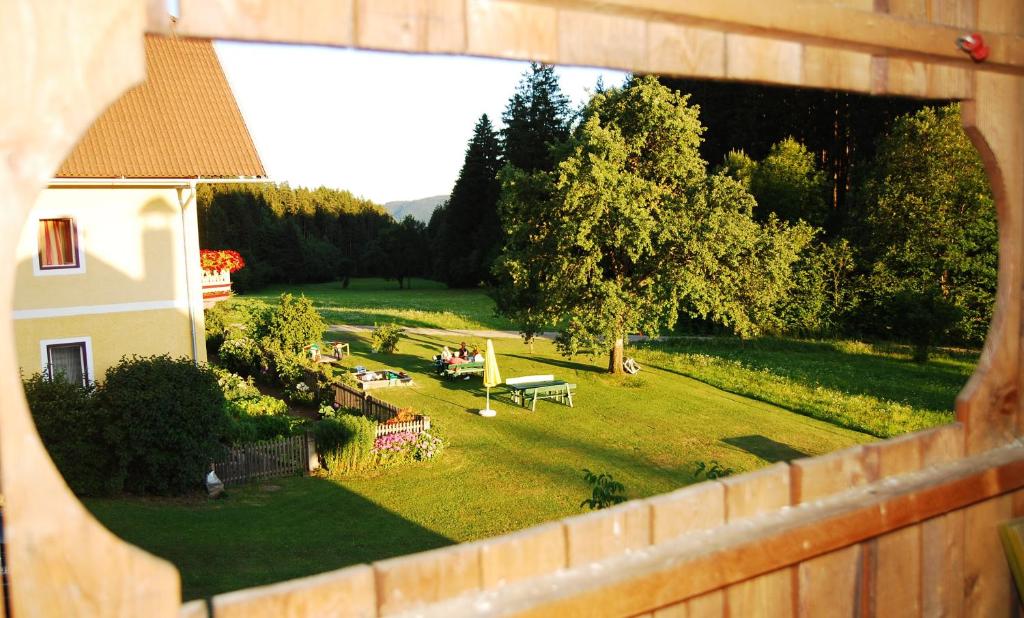 Zahrada ubytování Klieber - Urlaub am Biobauernhof