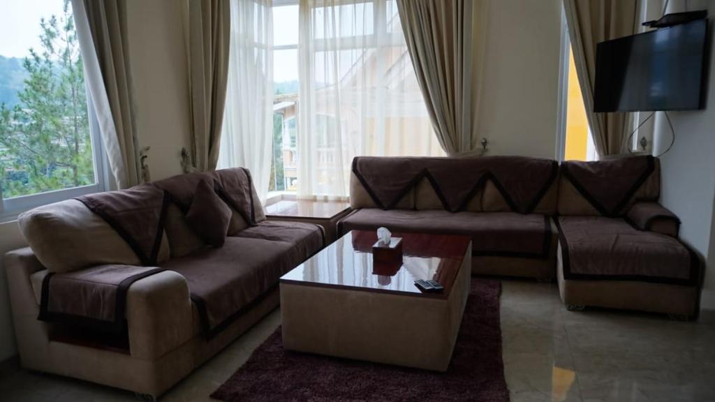 Posezení v ubytování Diyar Villas Puncak NB3/3