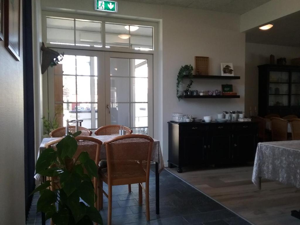 Köök või kööginurk majutusasutuses Hals Hotel