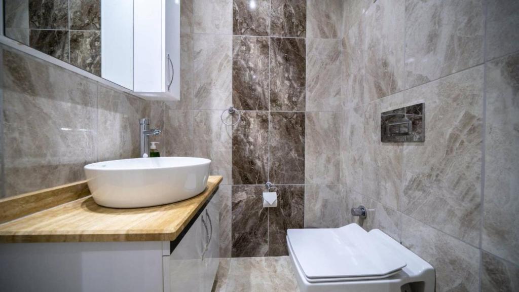 Koupelna v ubytování Kalkan 1 Bedroom Villa 1151