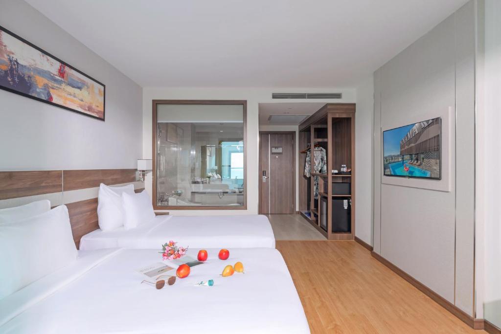 Phòng Deluxe 2 Giường Đơn Nhìn Ra Biển