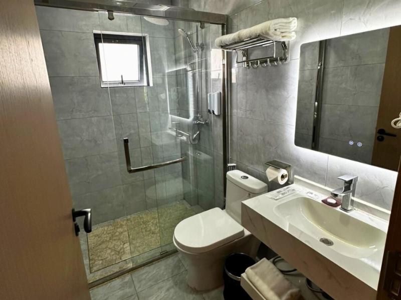 Koupelna v ubytování L' Asuncion Hotel