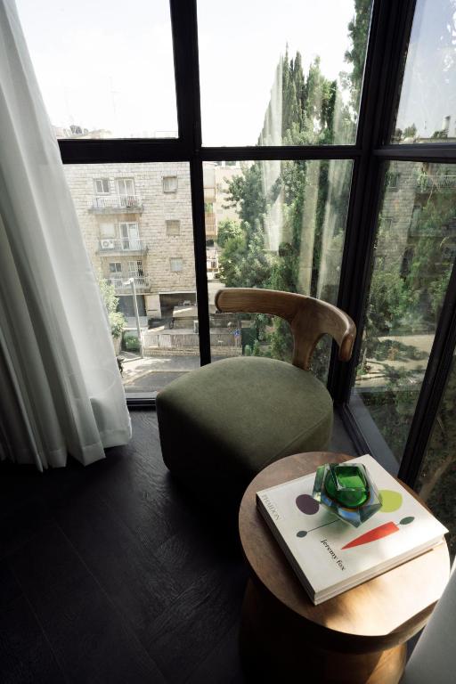 Area soggiorno di Ramban Hotel Jerusalem