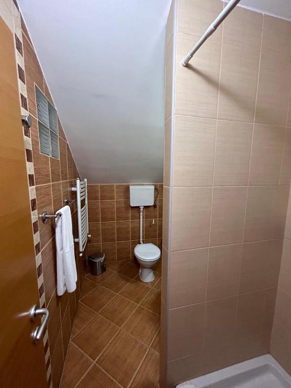 Koupelna v ubytování Rooms SQUARE Belgrade