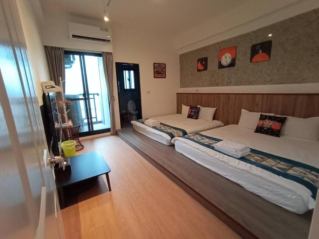 Postel nebo postele na pokoji v ubytování Namek Guesthouse