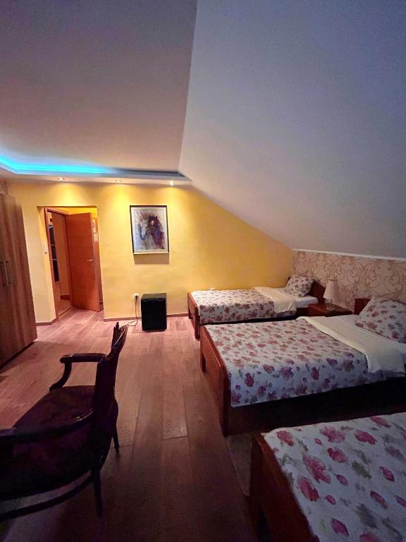 Postel nebo postele na pokoji v ubytování Rooms SQUARE Belgrade