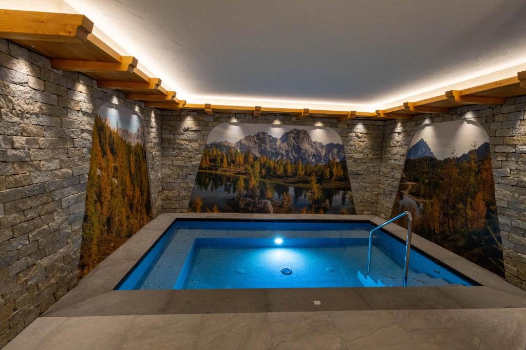 Bazén v ubytování Apartments Hubertushof nebo v jeho okolí
