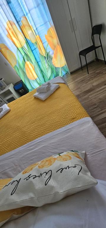 Postel nebo postele na pokoji v ubytování B&b A Due Passi Dal Sole