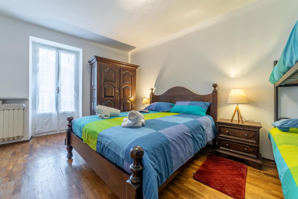 Postel nebo postele na pokoji v ubytování Casa Molinari