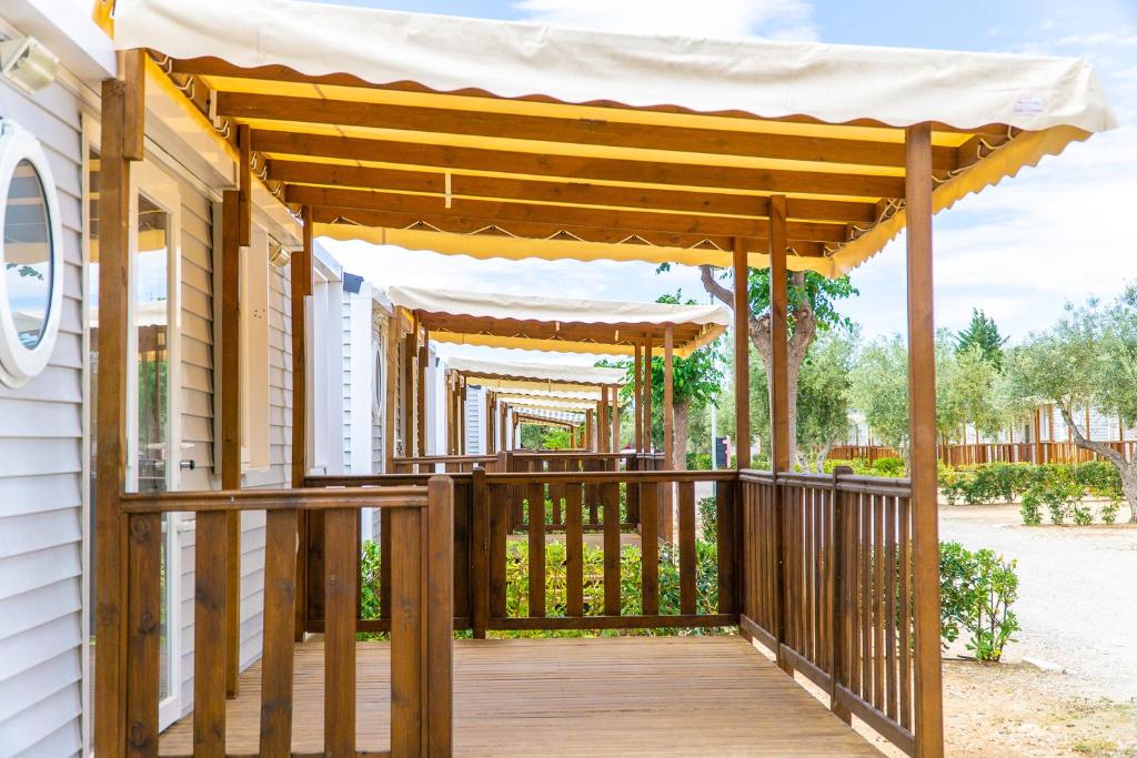 Zahrada ubytování Camping Ametlla