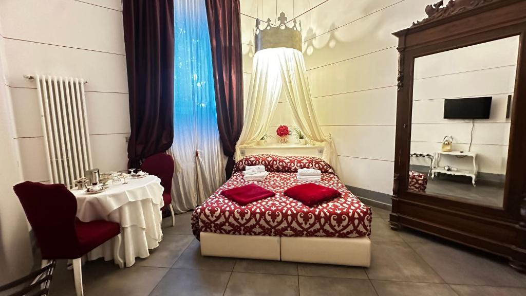 Posteľ alebo postele v izbe v ubytovaní AB Suite Bohèmien B&B