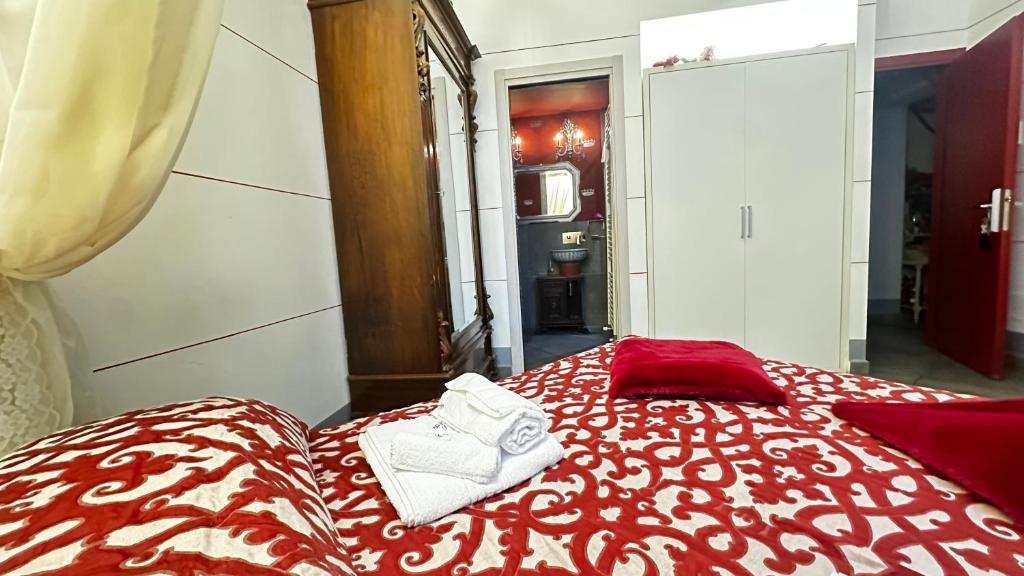 Posteľ alebo postele v izbe v ubytovaní AB Suite Bohèmien B&B