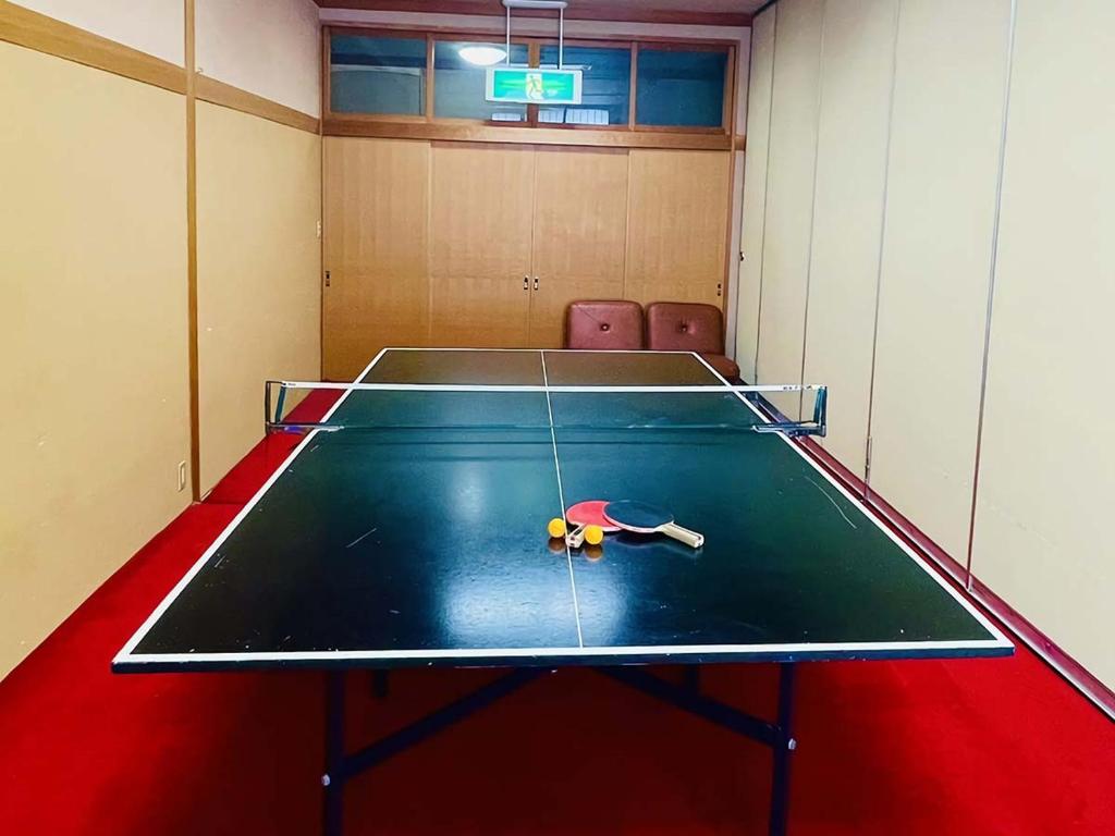 Stolní tenis v ubytování Kashiwaya nebo okolí