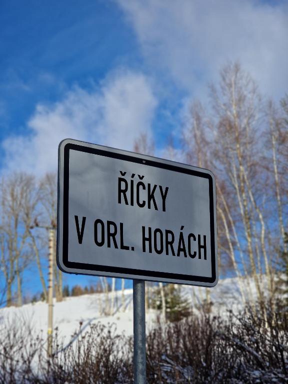 Certifikát, hodnocení, plakát nebo jiný dokument vystavený v ubytování Apartmán Praděd v Říčkách - Říčky v Orlických horách