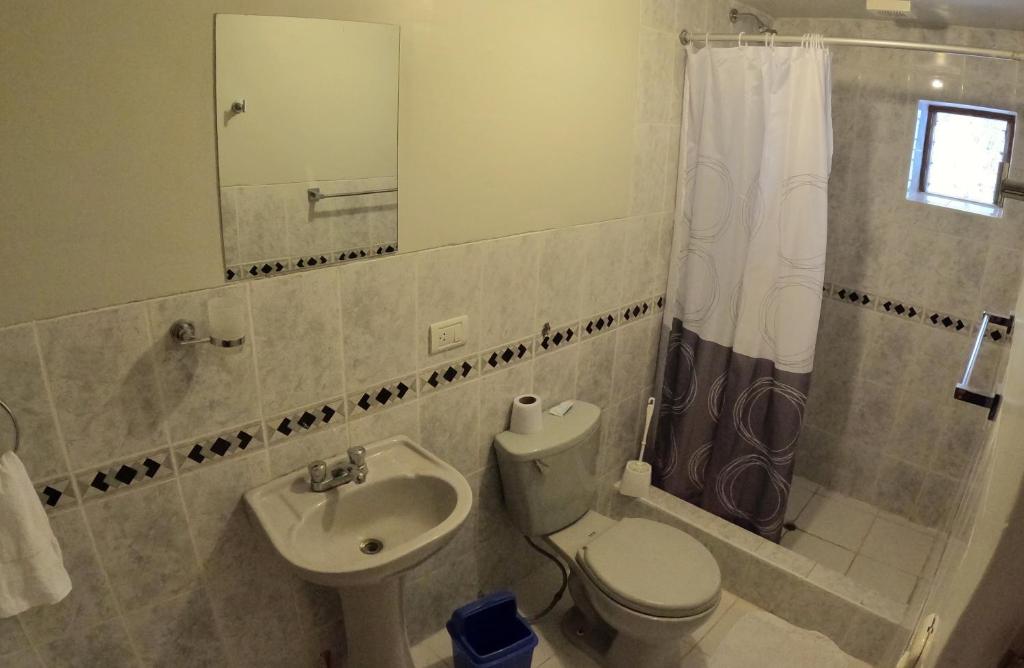 Koupelna v ubytování Apu Lodge
