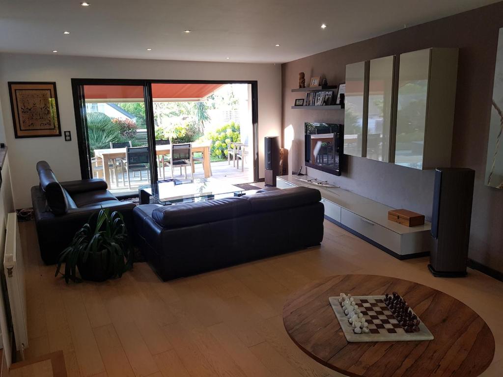 Posedenie v ubytovaní Villa lumineuse 120m2, proche mer, Guidel