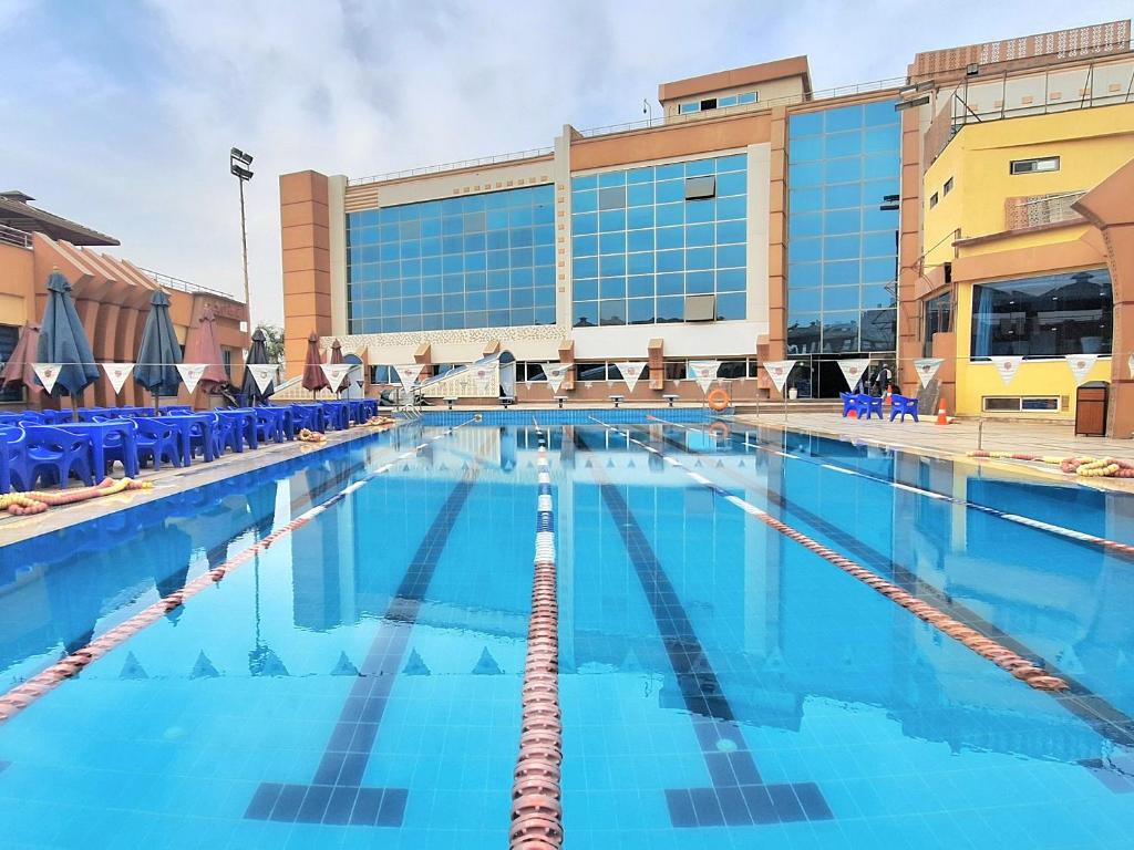 Bazén v ubytování Nile Transport Hotel nebo v jeho okolí