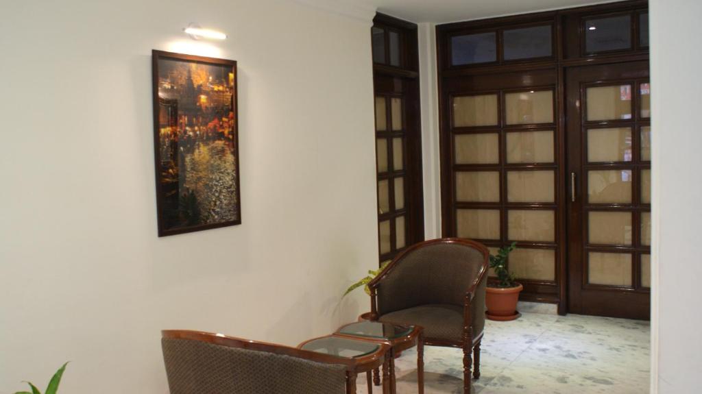 Posezení v ubytování Hotel Alpana