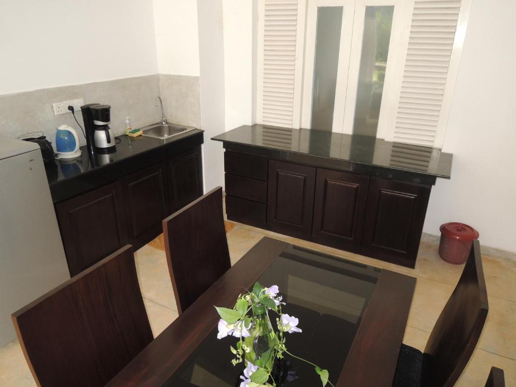 Kuchyň nebo kuchyňský kout v ubytování The Residence Bentota