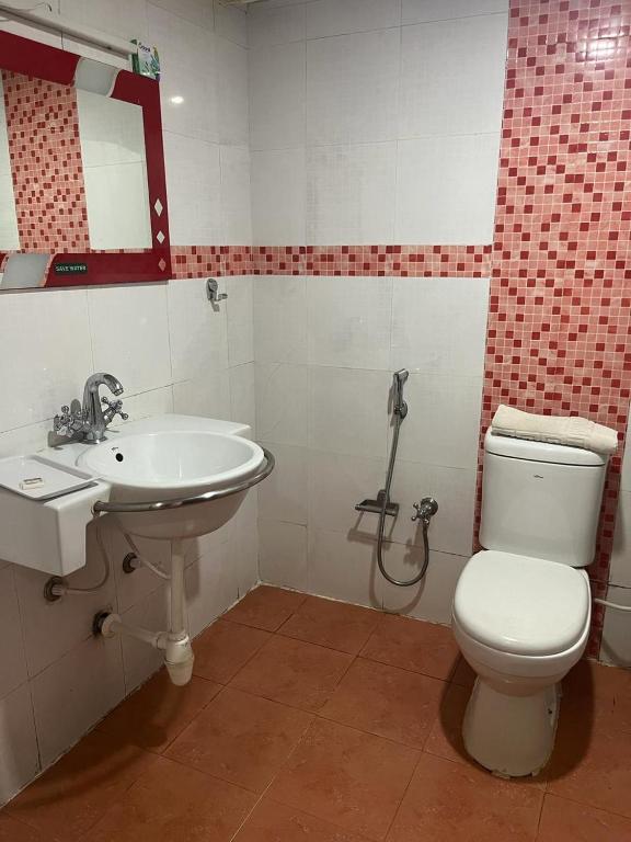 Koupelna v ubytování PonmariResidency