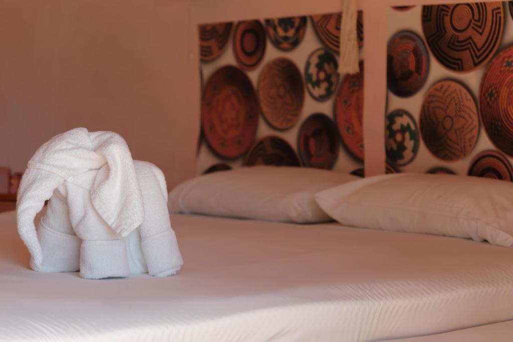 Postel nebo postele na pokoji v ubytování SERENGETI NAP comfy rooms