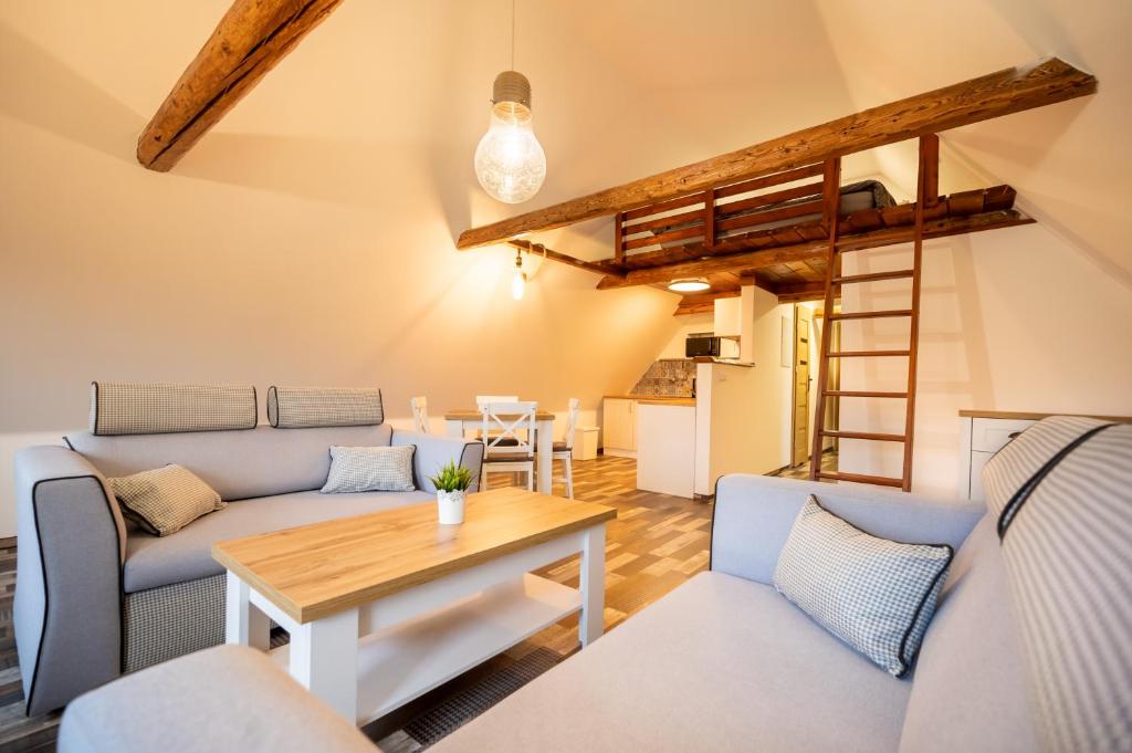 Posezení v ubytování Apartmány Brychovi