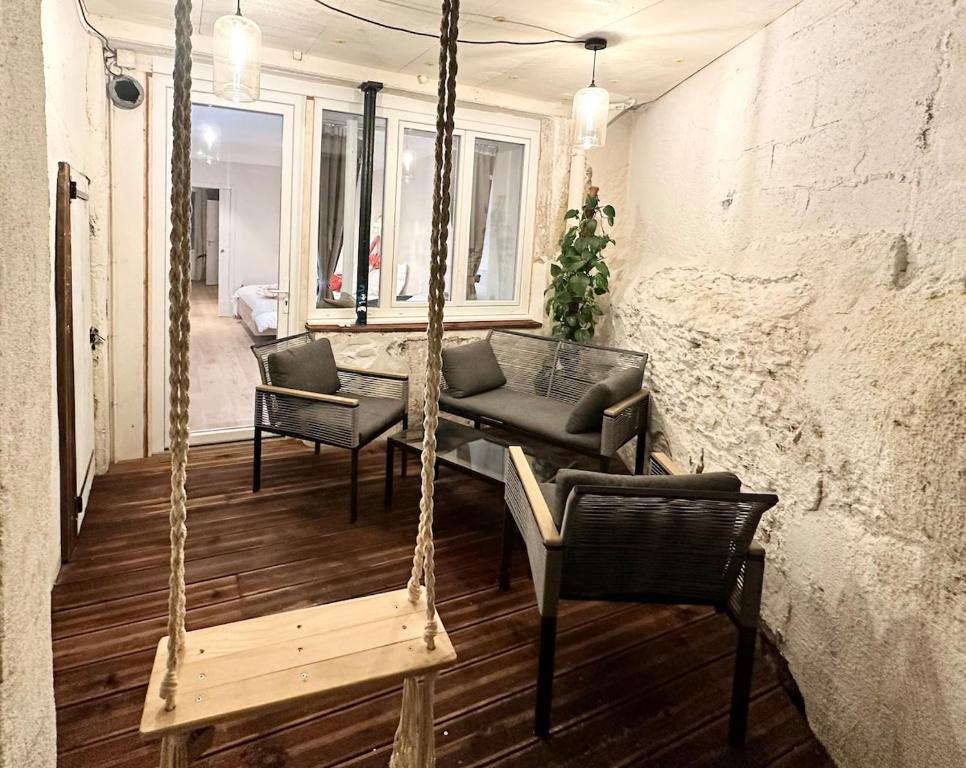 Χώρος καθιστικού στο L Anaya Nantes Spa et Sauna