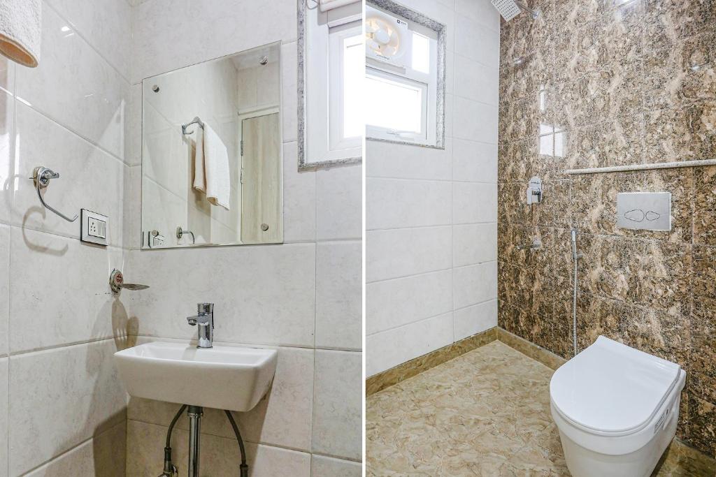Koupelna v ubytování FabHotel Taugan Inn - Nr Yashobhoomi Convention Centre