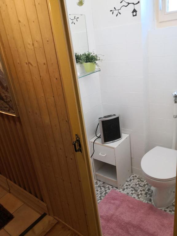 TV a/nebo společenská místnost v ubytování Haus Chalet Beverin