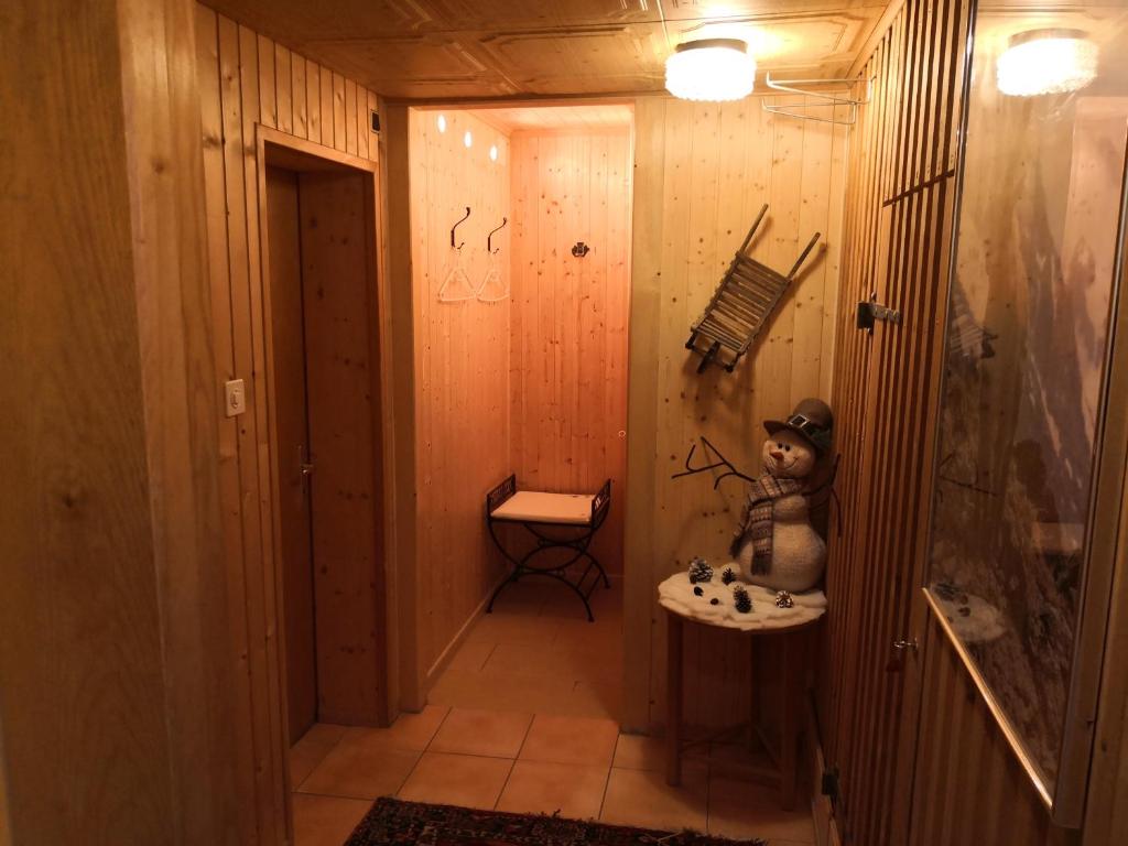 Koupelna v ubytování Haus Chalet Beverin
