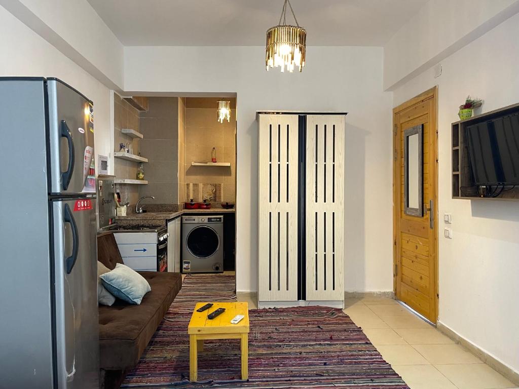 Kuchyň nebo kuchyňský kout v ubytování Sky Dahab Hotel