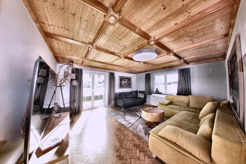 Posezení v ubytování Ambiento Tirol