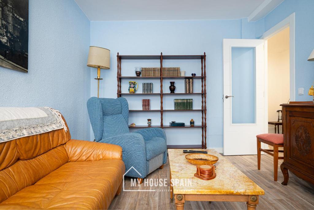 Posezení v ubytování MyHouseSpain - Piso 3 habitaciones cerca playa San Lorenzo