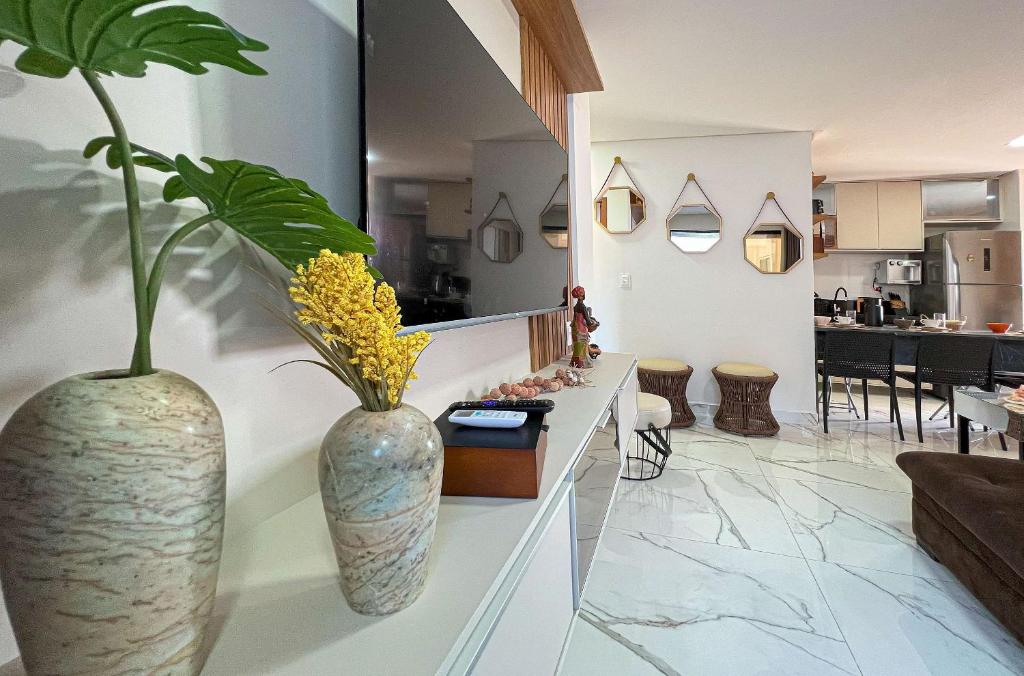 Posezení v ubytování Apto Bessa Novinho 200m Praia 2 Quartos 5 Pessoas