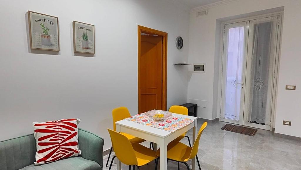 Posezení v ubytování casa di Igor