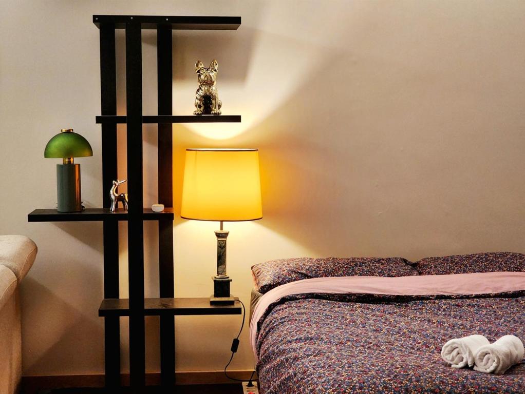 Postel nebo postele na pokoji v ubytování Private room in shared apartment