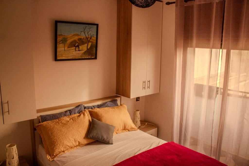 Postel nebo postele na pokoji v ubytování Seaside house