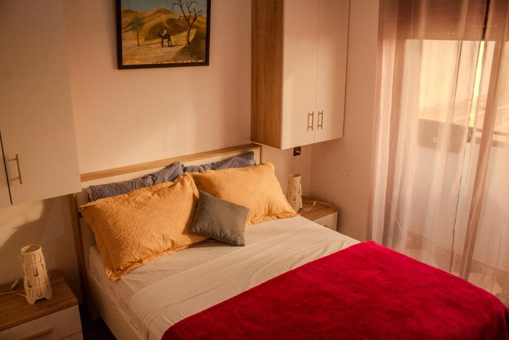 Postel nebo postele na pokoji v ubytování Seaside house