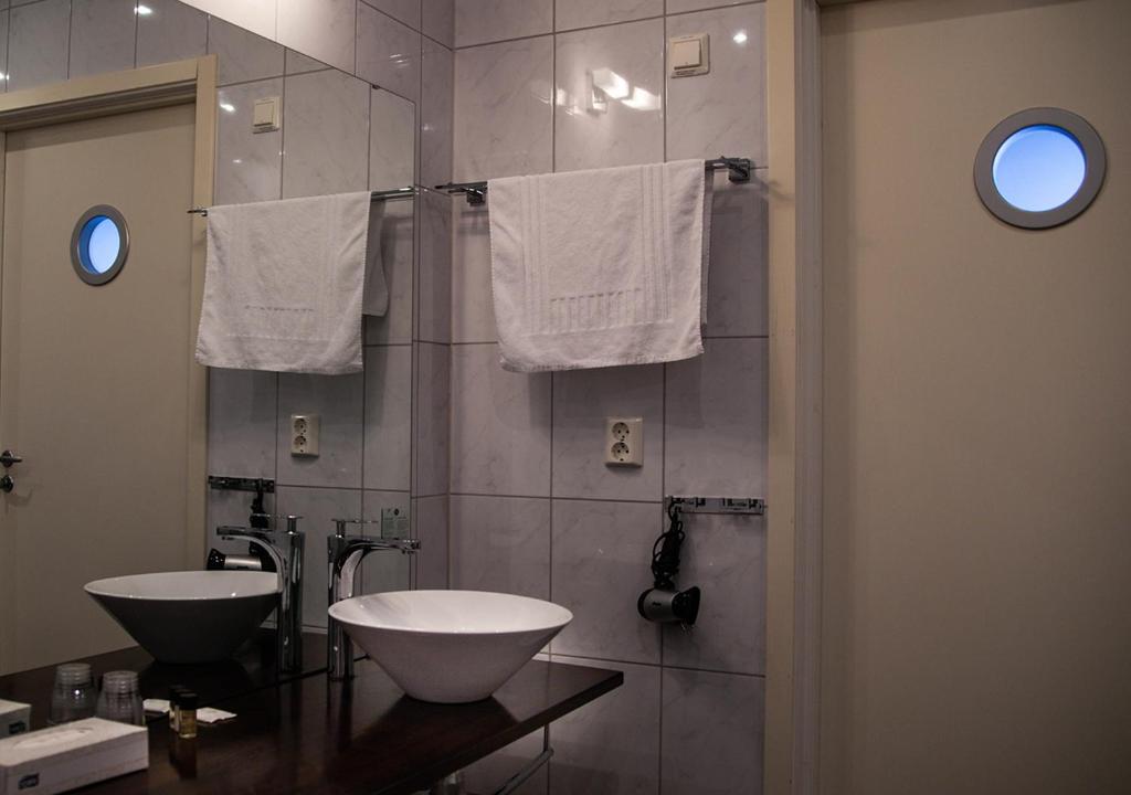 Koupelna v ubytování Hotell Ronja