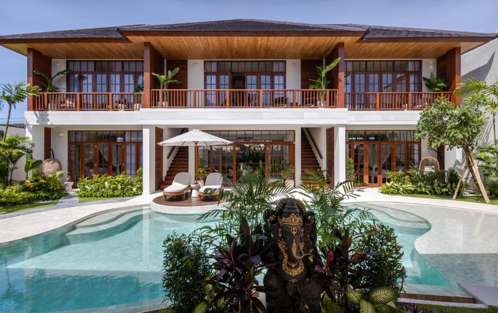 Bazén v ubytování Plawa Laguna Bali nebo v jeho okolí