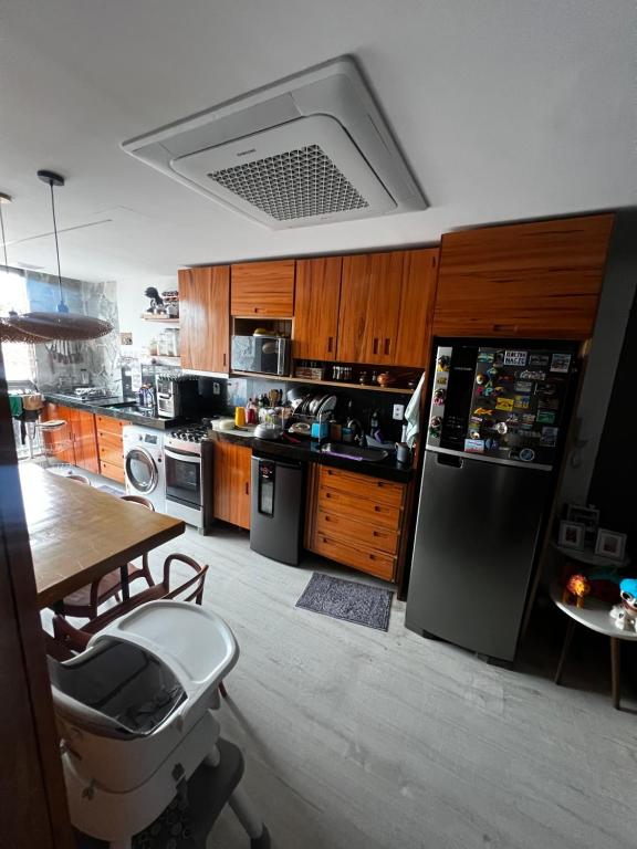 Køkken eller tekøkken på Apto no Farol Velho - Salinópolis PA