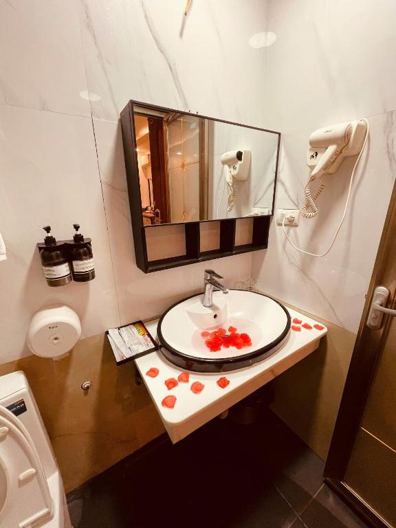 Koupelna v ubytování Nam Cường X Hotel