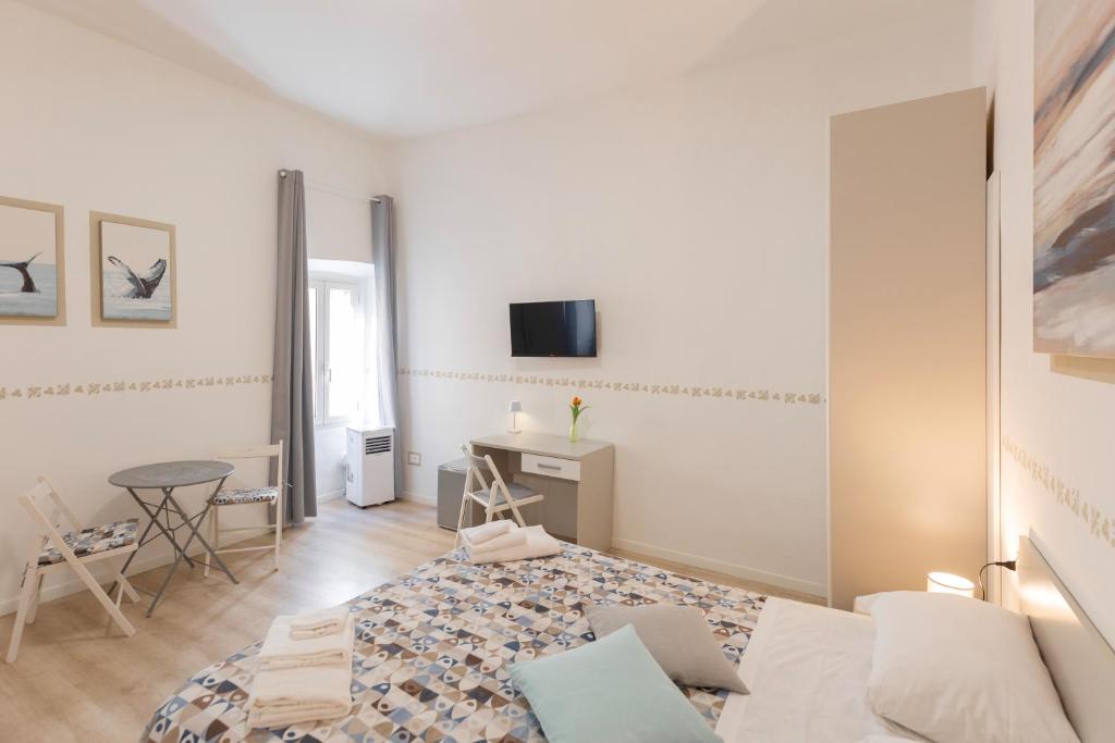 TV a/nebo společenská místnost v ubytování Residenza Portoferraio