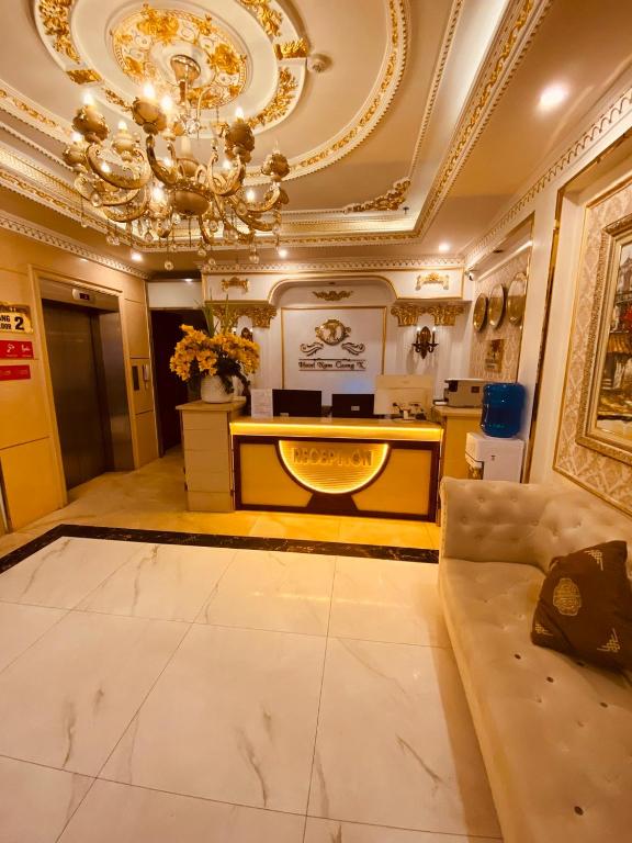 Vstupní hala nebo recepce v ubytování Nam Cường X Hotel