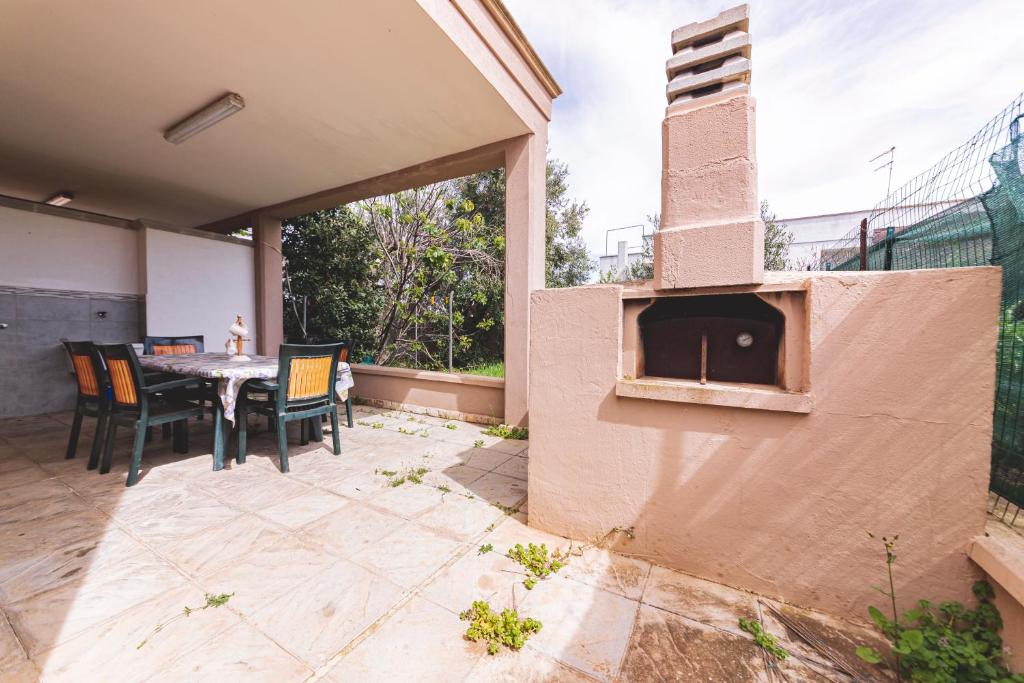 Patio nebo venkovní prostory v ubytování Villette Mancaversa