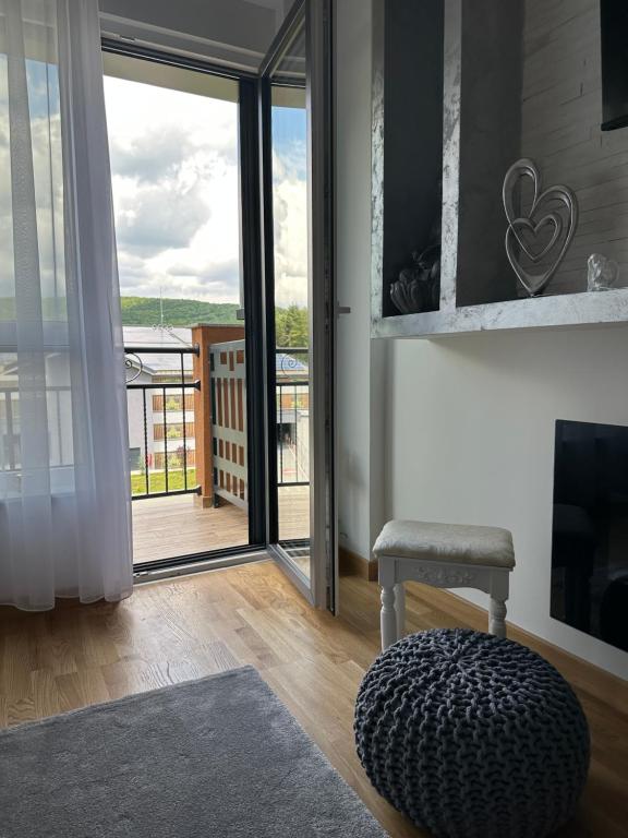 Balkon ili terasa u objektu Fruške 202 studio apartman