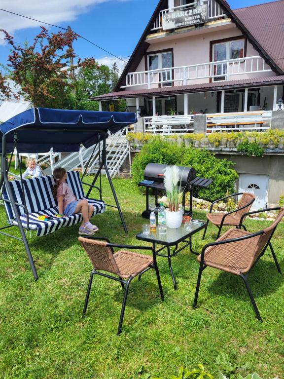 Vonkajšia záhrada v ubytovaní Glamping Gliczarów Klapnioki