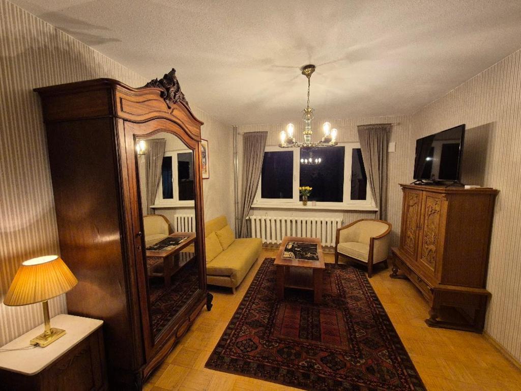 TV a/nebo společenská místnost v ubytování Kase korter