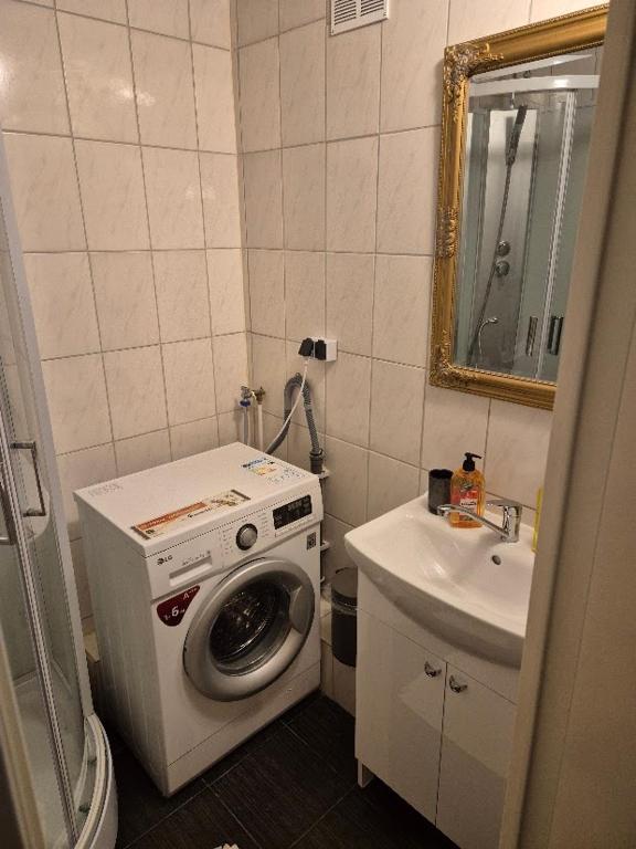 Koupelna v ubytování Kase korter